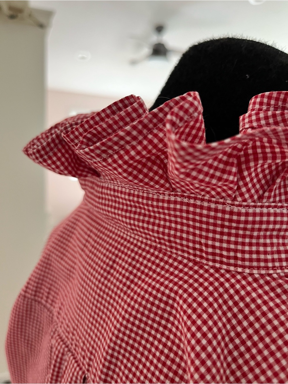 Ralph Lauren Red Gingham Button-Down Shirt - Picture 7 of 9